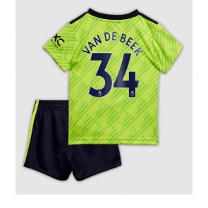 Manchester United Donny van de Beek #34 babykläder Tredje Tröja barn 2022-23 Korta ärmar (+ Korta byxor)